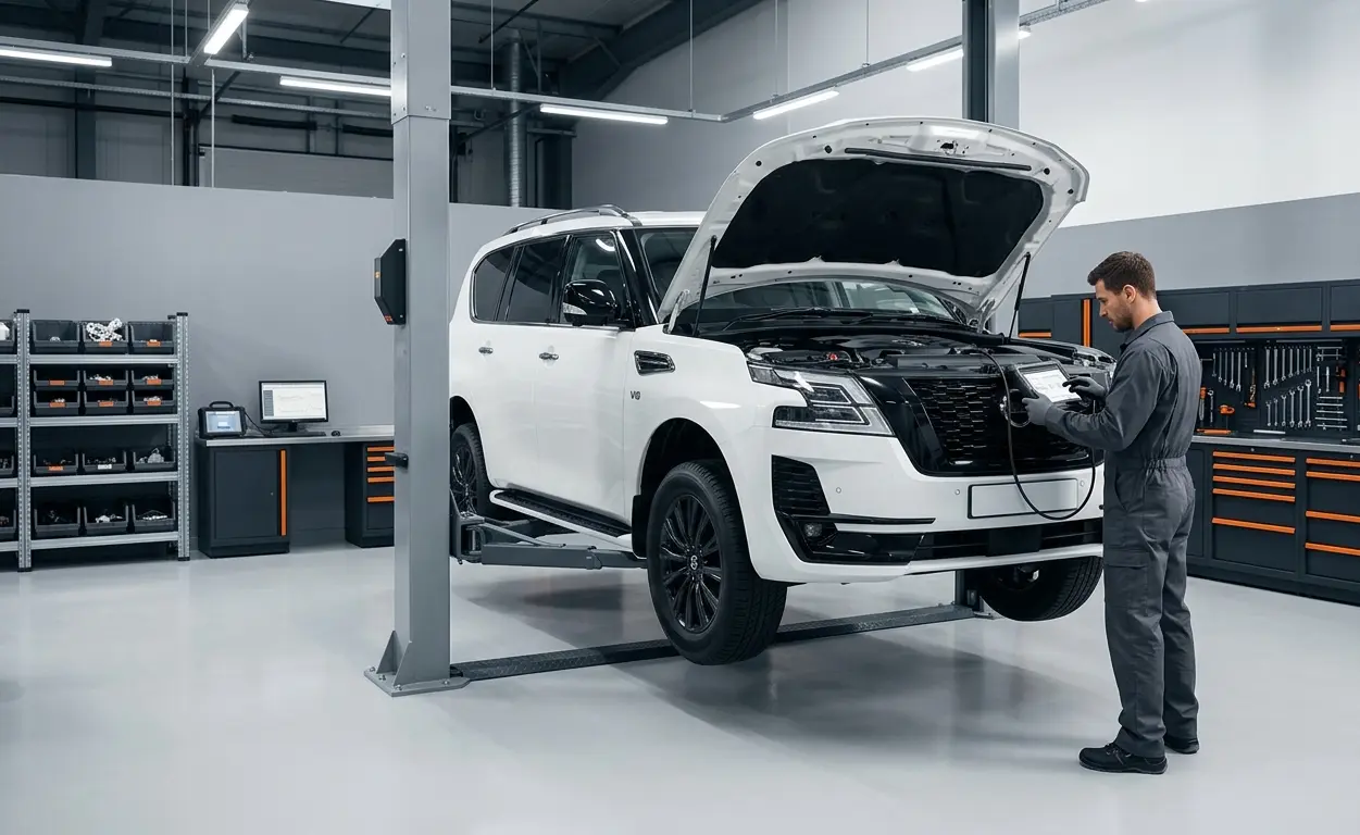 Major Nissan Patrol Services at Awtar Garage