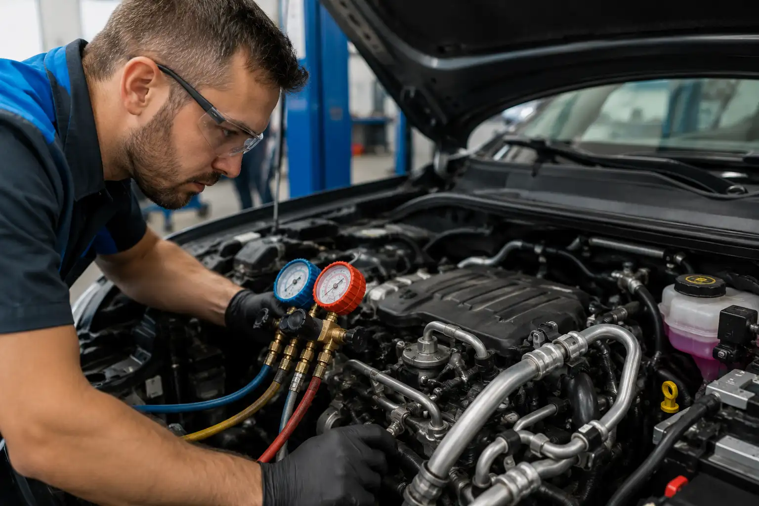 How to diagnose AC in car?